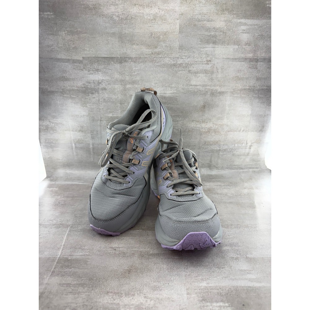 ASICS Gel-Venture 8 Women Trail Running Shoes Grey Lavender 1012B313 Size 9.5